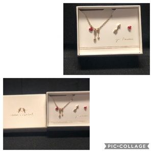 Necklace and earrings set